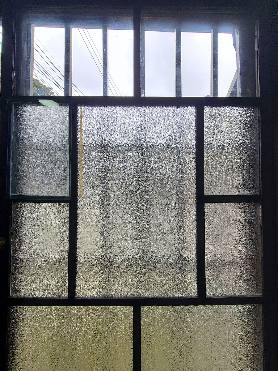 レトロガラスの写真
